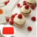 HOYATO Mini 12 Cup Nonstick Silicone Muffin Cupcake Baking Pan Tin/Trays BPA Free Red Set of 1 - B0789BQMYL